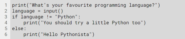 An image in a quiz