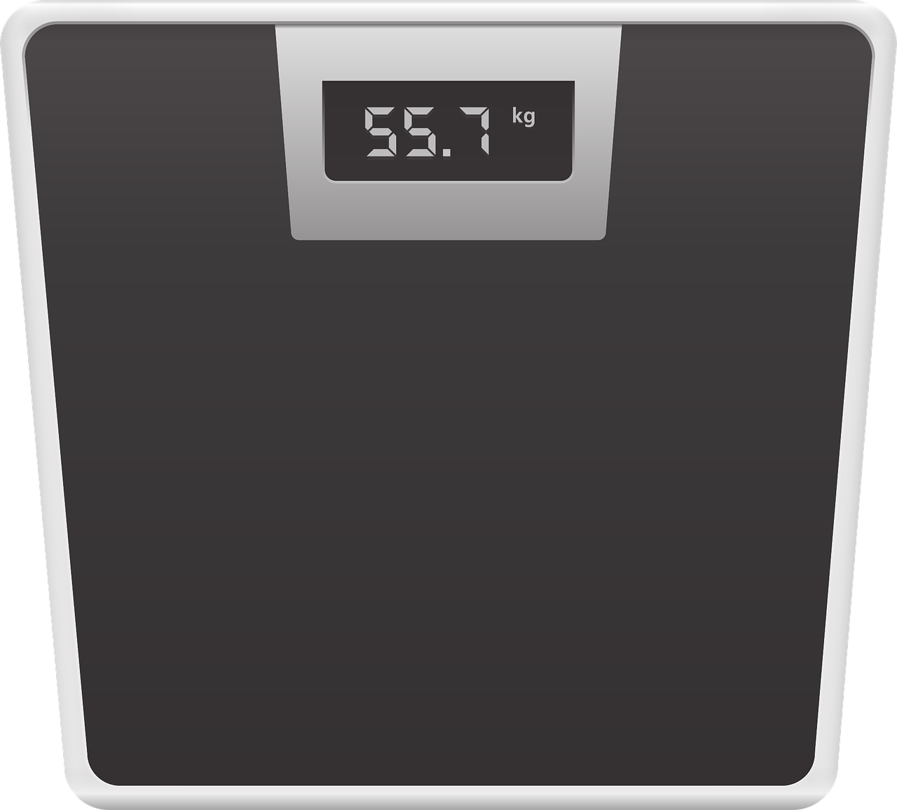 a bathroom scale with a digital clock on the front of it and a timer on the side of the scale