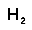 the symbol of hydrogen hydrogen is shown in black and white, with the letter h2 below the symbol