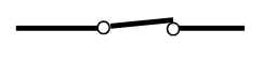 a black and white photo of a wire with two circles on the end of the wire and a black and white photo of a wire with two circles on the end of the end of the wire